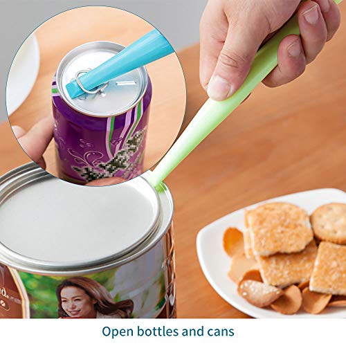 HouseHoo Cleaning Plastic Scraping Tool, Multipurpose Stiff Thumb Scraper Scratch Label Floor Cleaning Scraper Scraper Gum Scraper Bottle Opener, Kitchen Plastic Scraper, Gum Scraper Label Scraper