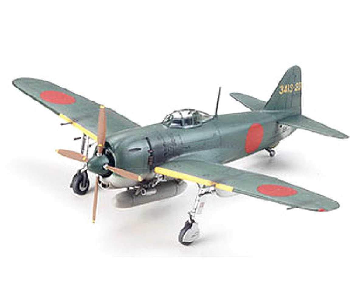 TAMIYA 300060768 300060768-1:72 Kawanashi Shiden Type 11, military aircraft, model aircraft, model plane, standing model, faithful replica, plastic kit, crafts, model kit, assembly, unpainted