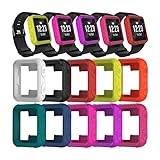 BKID Silicone Watch Case Cover for Garmin Forerunner 35/Approach S20 Sport Watch, Shock-Proof and Shatter-Resistant Smart Watch Protector (Black)