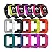 BKID Silicone Watch Case Cover for Garmin Forerunner 35/Approach S20 Sport Watch, Shock-Proof and Shatter-Resistant Smart Watch Protector (Black)