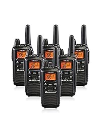 Midland lxt600vp3 FRS/GMRS Radio de 2 Vías hasta 26-miles 36 canales, nuevo paquete de 6