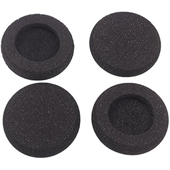 Bingle Ear Cushions Foam Replacement for Plantronics Supra Plus Encore and Most Standard Size Office Telephone Headsets H251 H251N H261 H261N H351 H351N H361 H361N (4 Pack)(BEC-FM4)