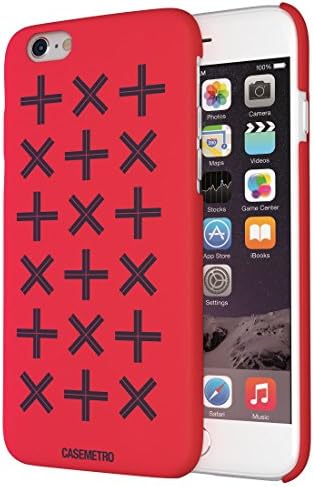 iPhone 6 Case, CaseMetro CM3 - Limited Edition "Miyamoto Musashi" - Slim Fit Ultra Premium Slim Fit Case for iPhone 6 (4.7 inch) - Eco Packaging (Vintage Red)