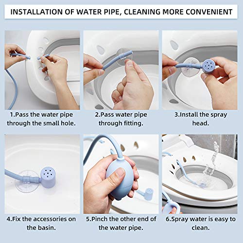 Sitz Bath for Hemorrhoids Postpartum Care, Soothes Hemorrhoids