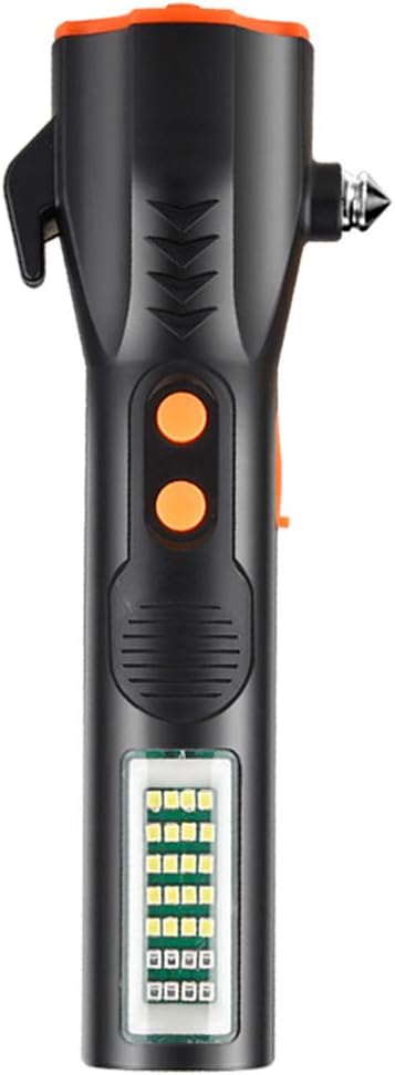 MSQL Tactical LED Flashlight, High Lumen Emergency Torch, with Sirens And Life-Saving Broken Window Hammers, for Outdoor Sports Family Emergency and Maintenance