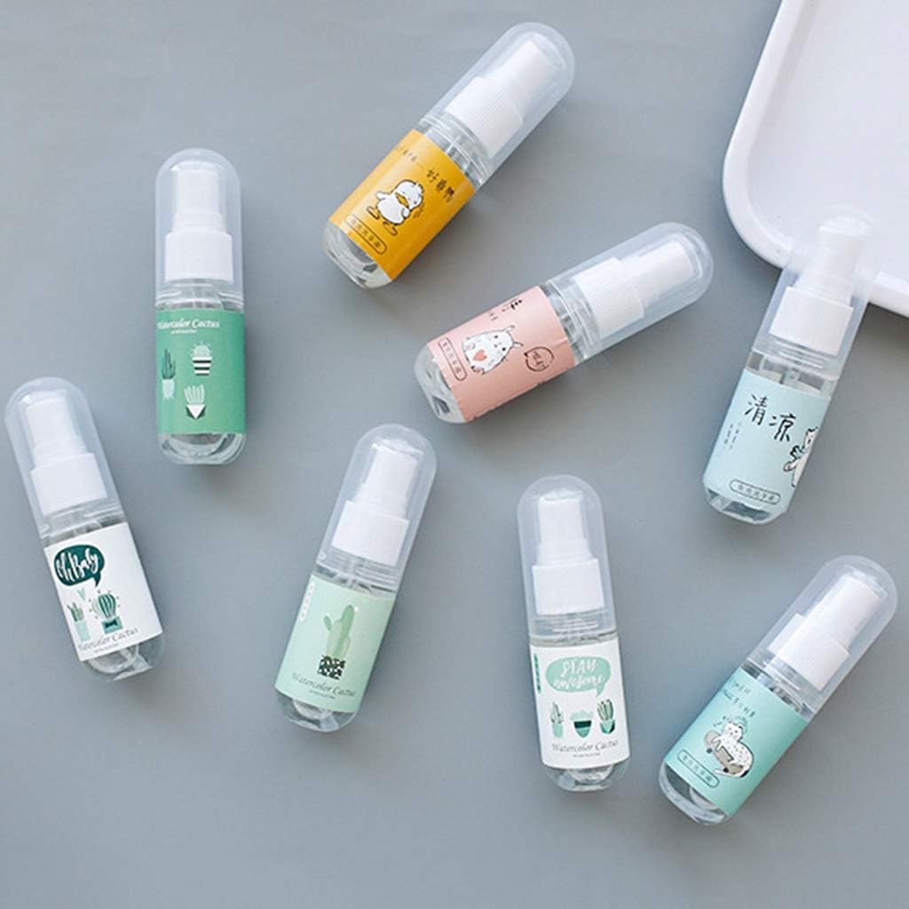 Richi 1PC 30ml Portable Random Color Spray Hand Sanitizer Soap Liquid Rinse-Free
