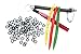 Fishing Lures Kit(108Pcs)-Artificial Soft Plastic Bait Set- Wacky Worms(24pcs 5.52