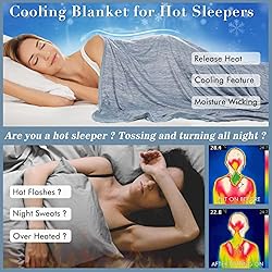 LUXEAR Twin/Full Size Cooling Blanket, Summer