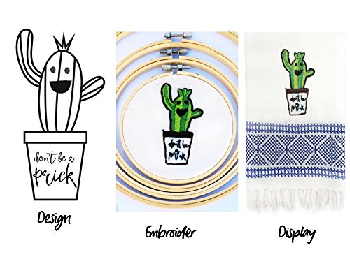 image for Threads Full Set Embroidery Starter Cross Stitch Kit Complete with Pro