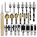 Woodworking Drilling or Chamfer tool,8PCS Wood Plug cutter,6pcs 1/4