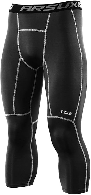 mens capri running tights