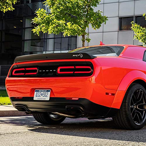 Sporthfish Tail Light Tint Kit Taillight Tinted Dry Application Film Dark Black Smoke Precut Vinyl Overlays Taillight Fit for 2015-2019 Dodge Challenger - Thumbnail 2