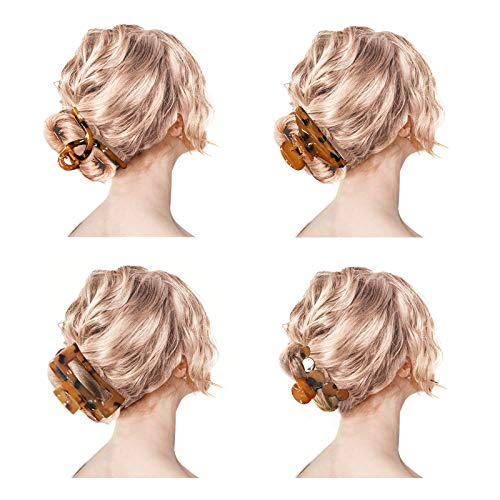 Hair Claw Clips for Women and Girls, Including 4 Styles Of Hair Clips, Large Hair Clips Can Hold All Hair Types, Suitable For Straight Hair And Curly Hair