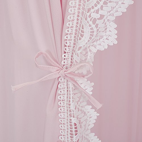 OldPAPA Canopy for Girls Bed,Princess Bed Canopy Net for Kids Baby Bed, Round Dome Kids Indoor Outdoor Castle Play Tent Hanging House Decoration Reading Nook