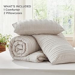 Bedsure Boho Comforter Set Queen - Tufted Bedding