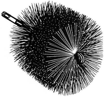 AW Perkins 6" Round Standard Threaded Brush