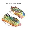 84-Strand-Quick-Change-Jig-Skirt-or-Spinnerbait-Skirt-6-Pack-Sexy-up-your-lure-dress-it-in-this-Skirt-Proven-Colors-That-Work