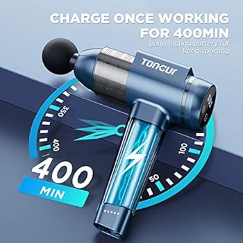 Pistolet do masażu Toncur, niski poziom hałasu 38 dB, design ...