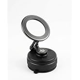 Jhix TEK Magnetic Phone Holder for Car, MagSafe Compatible Adjustable Dashboard Mount, 360&deg; Rotating Phone Stand for Smartphones