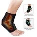 4UMOR Ankle Brace, Ankle Support Sleeve for Men Women, Running, Walking, Basketball, Hiking, Football, Jogging, Sprains, Arthritis, Easy to Thermolysis and Ventilated, Improve Ankle Strength-One Size