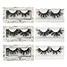 ALICROWN 25mm Mink 3D Lashes Long Volume Mink Eyelashes False Strip Eyelashes 3 Pack