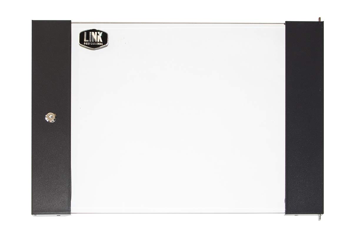 Link Accessori LKDOOR9UAN Door Rack Accessory - Rack Accessory (Door, Black, Clear, Glass, Metal, 9U, LK1909UNF, 2.5 kg)