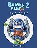 Benny Blue 2 Grayscale Coloring Book by Christine Karron