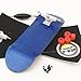 Peoples Republic 32mm Blue Complete Wooden Fingerboard w Nuts Trucks - Basic Bearing Wheels