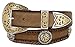 Gold Coloma Concho Men's Western Leather Belt 1 1/2
