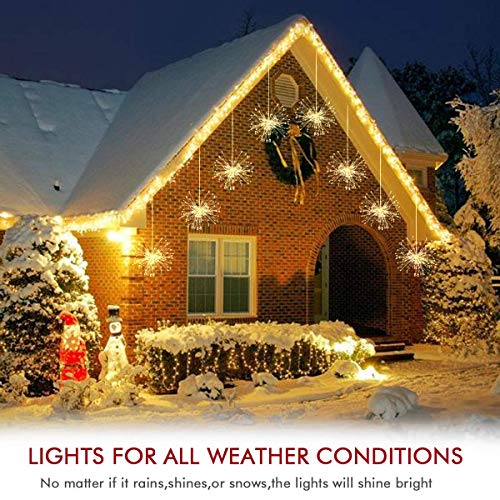 320 LED Starburst Firework Twinkle Lights Outdoor Copper Wire Fairy