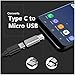 8 Pack Micro Usb To Usb Type C Adapter,Viaky Micro USB 2.0 Male to USB Type-C Female Adaptor Data Syncing Charging Converter Cable Connector Android to USB Type C Mini Adaptor