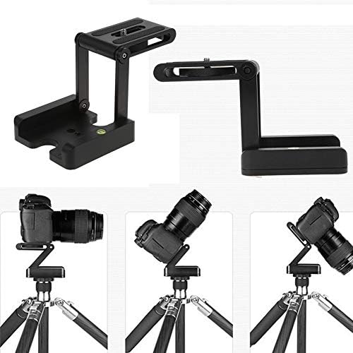 Z Flex Tilt Tripod Head Folding Z Flex Tilt Head Camera Bracket Tripod with Spirit Level for Canon Nikon Sony Camera Camcorder Tripod by ABenkle