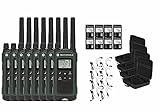 Motorola Talkabout T465 Two-Way Radios / Walkie Talkies - Weatherproof 22 Channels PTT IVOX Flashlight 8-PACK