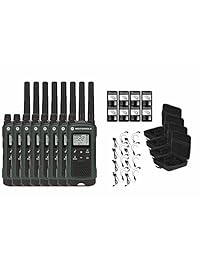 Motorola Talkabout T465 Radios de dos vías   Walkie Talkies   Resistente a la intemperie 22 canales PTT IVOX Linterna 8 PACK