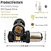 iBrightstar Extremely Bright 3030 Chipsets 1157 2057 2357 7528 BAY15D P21/5W Switchback LED Bulbs with Projector Replacement for Daytime Running Lights/DRL and Turn Signal Lights, White/Amber