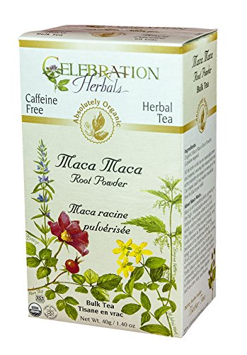 Celebration Herbals Organic Maca Maca Root Powder Tea Caffeine Free - 40 g