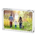 Acrylic Photo Frames, Stand with Magnets, Holds 5 X 7 Inches Pictures,10mm+10mm 