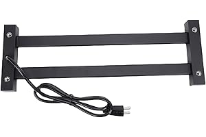 TIKATARER Electric Towel Warmer, Fast Heating in 15 Minutes with IPX4 Water Proof Rating Wall Mounted Towel Rack, Ideal for B