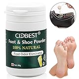 Foot Odor Eliminator,Natural Foot & Shoe Deodorizer Powder, Remove Bad Odor and Scent, Safely kills bacteria,Protects disinfects & deodorizes - Best for Stinky Shoes, Smelly Feet & Sport