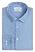Calvin Klein Men's Slim Fit Non Iron Gingham Spread Collar Dress Shirt, Blue, 16