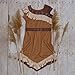 Little Adventures Woodland Princess Dress Up Costume for Girls (Large Age 5-7) - Machine Washable Child Pretend Play and Party Dress with No Glitter