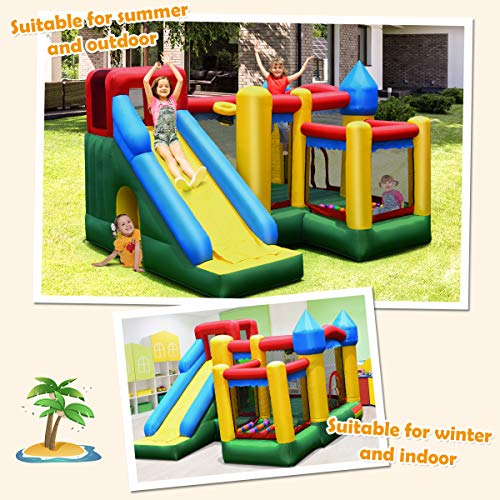 Giantex Mighty Inflatable Bounce House Castle Jumper Moonwalk Bouncer w