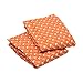 Bacati - Playful Foxes Orange/Grey Crib/Toddler Bed Skirt Dust Ruffle (Orange Arrows Print)