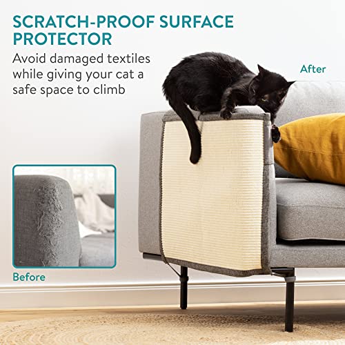 Navaris Cat Scratch Mat Sofa Protector Natural Sisal Furniture