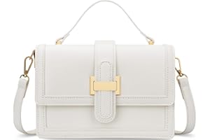 KKXIU Crossbody Bags for Women - Top Handle Purses for Lady, Leather Handbags Shoulder Clutch with Adjustable Shoulder Strap