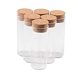 70CC Glass Bottles Vials Jars Test Tube With Cork