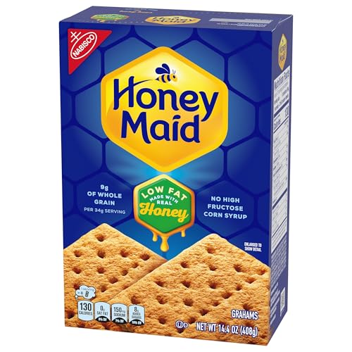HONEY MAID LOW FAT HONEY GRAHAM CRACKERS, LUNCH SNACKS, 14.4 OZ