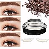 Hot Eyebrow Powder! AMA(TM) Brow Stamp Powder Waterproof Natural Perfect Enhancer Straight United Eyebrow (Brown)