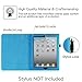 Fintie Folio Case for iPad 4th Generation (2012 Model), iPad 3rd Generation (2012 Model), iPad 2 (2011 Model) 9.7 inch Tablet - Smart Stand Protective Cover with Auto Sleep Wake, Blue