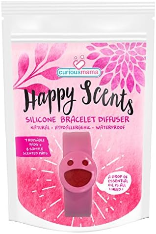 Premium Quality Essential Oils Diffuser Bracelet For Kids By Happy Scents –Aromatherapy &amp; Mosquito Repellent Bracelet – Durable &amp; Thick Felt W/ 3 Different Aromas –Bonus Removal Tool